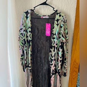 Southern Fries Chics Sequin Duster